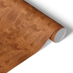 Okleina na meble Ciepłe drewno 50x100 Folia samoprzylepna Słoje DIY