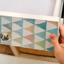 Okleina na meble Geometryczne trójkąty 50x100 Folia samoprzylepna