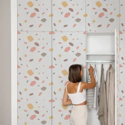 Okleina na meble Pastelowe plamy 50x100 Folia samoprzylepna Mat