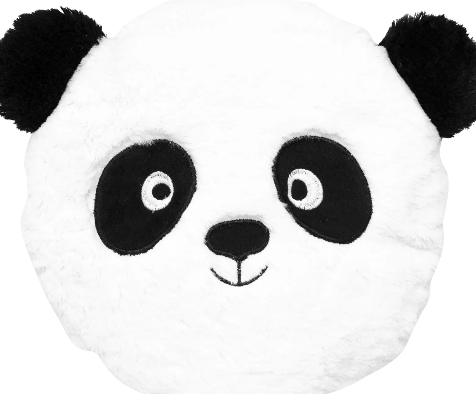 Okrągła poduszka PANDA z uszami, Ø 27 cm