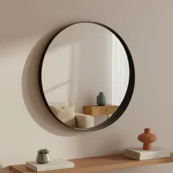 Okrągłe lustro ścienne SVEA, Ø 50 cm