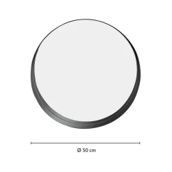 Okrągłe lustro ścienne SVEA, Ø 50 cm