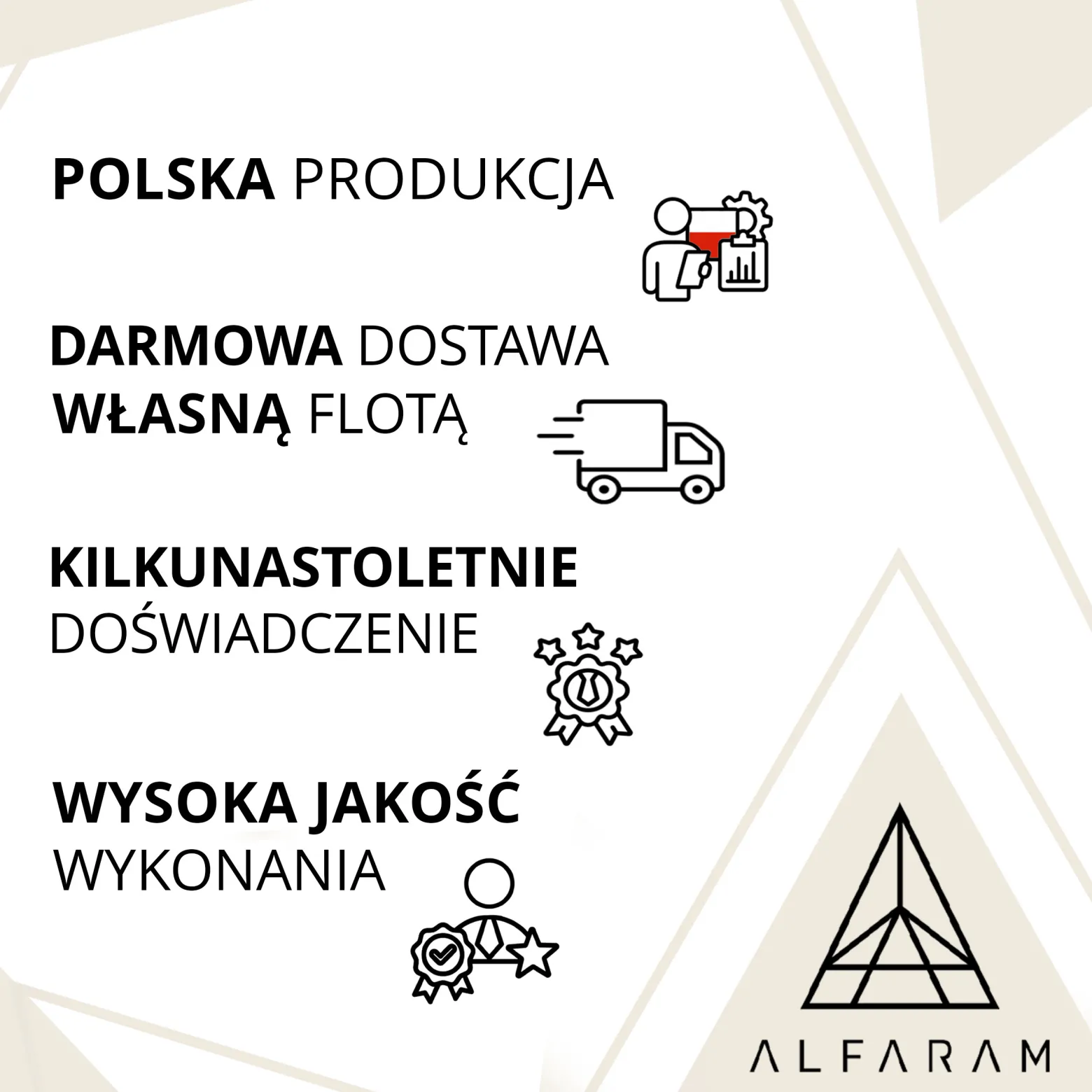 Okrągłe lustro na poddasze ścięte boki z podświetleniem - OLGA LED
