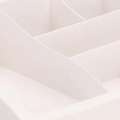 Organizer na kosmetyki 31x26,5x19,5 cm mleczny pojemnik na biżuterię