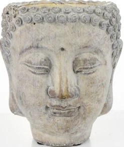 Osłonka cementowa Buddha 16x14x14 cm