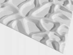 Panele Kasetony Ścienne Sufitowe 3D Demoracyjne 50X50Cm Białe Lake