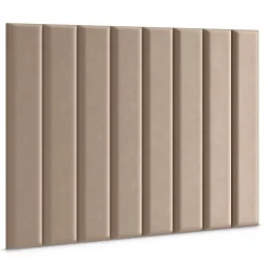 Panel Tapicerowany Beżowy 90x15cm