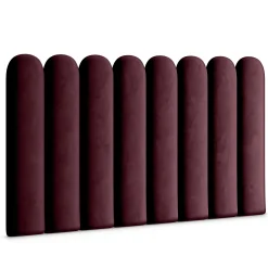 Panel Tapicerowany Płotek Bordowy 20x60cm