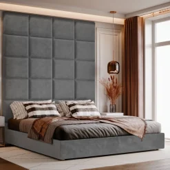 Panel Tapicerowany Szary 60x40cm