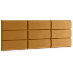 Panel Tapicerowany Żółty 50x15cm