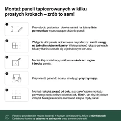 Panel tapicerowany 30x15