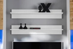 Pan Igiełka - Zestaw Mebli Komplet - Meblościanka RTV z Witrynami LED RGB