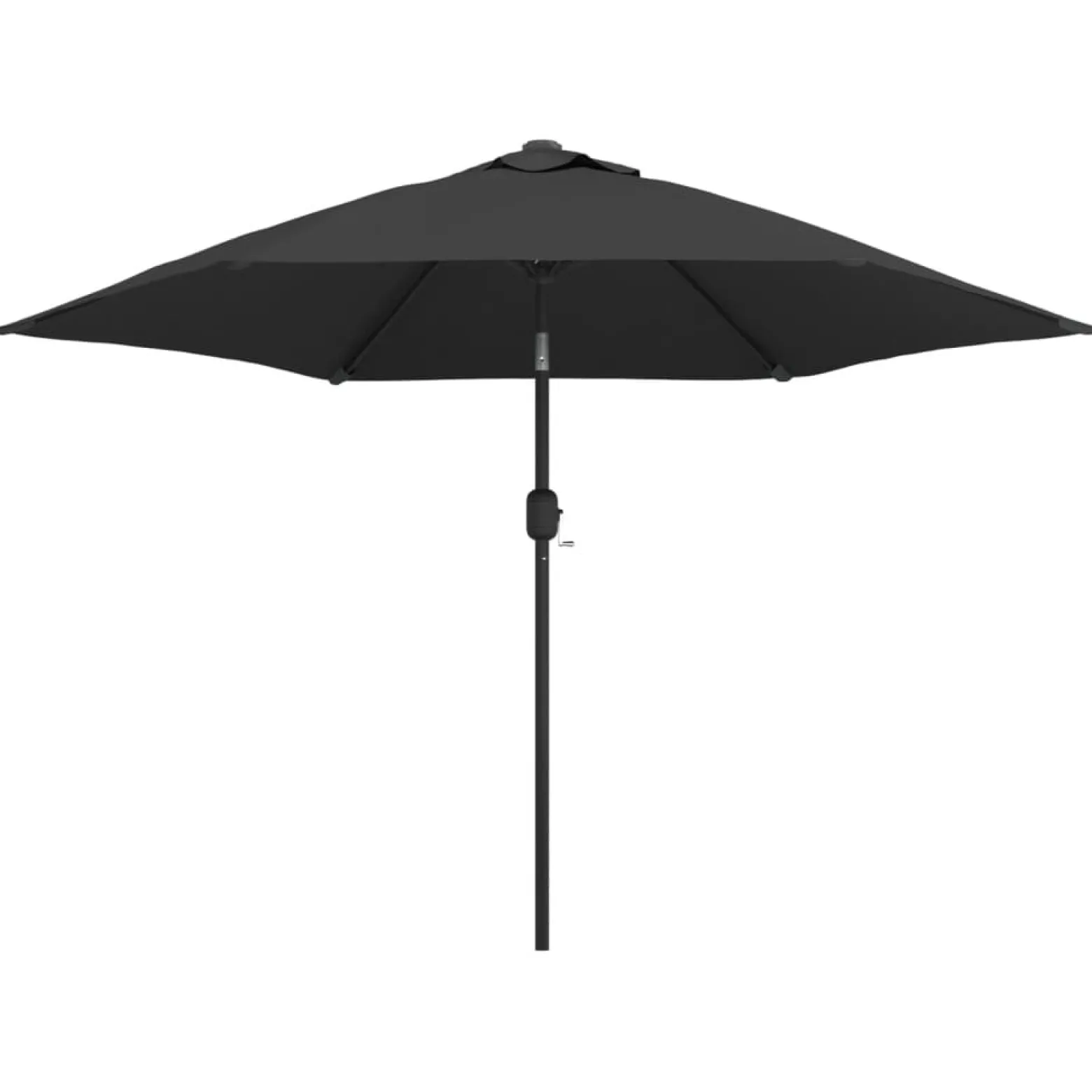 Parasol Ogrodowy Antracytowy Składany Na Słupku Na Taras Ogród Balkon 300