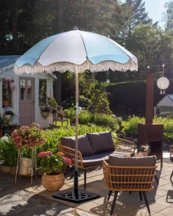 Parasol ogrodowy 155 cm MONDELLO Błękitny