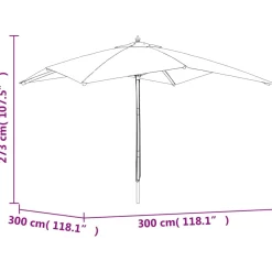 Parasol Ogrodowy Czarny Składany Na Słupku Na Taras Ogród Balkon