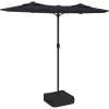 Parasol ogrodowy Czarny vidaXL