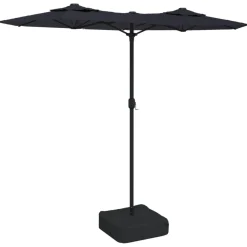 Parasol ogrodowy Czarny vidaXL