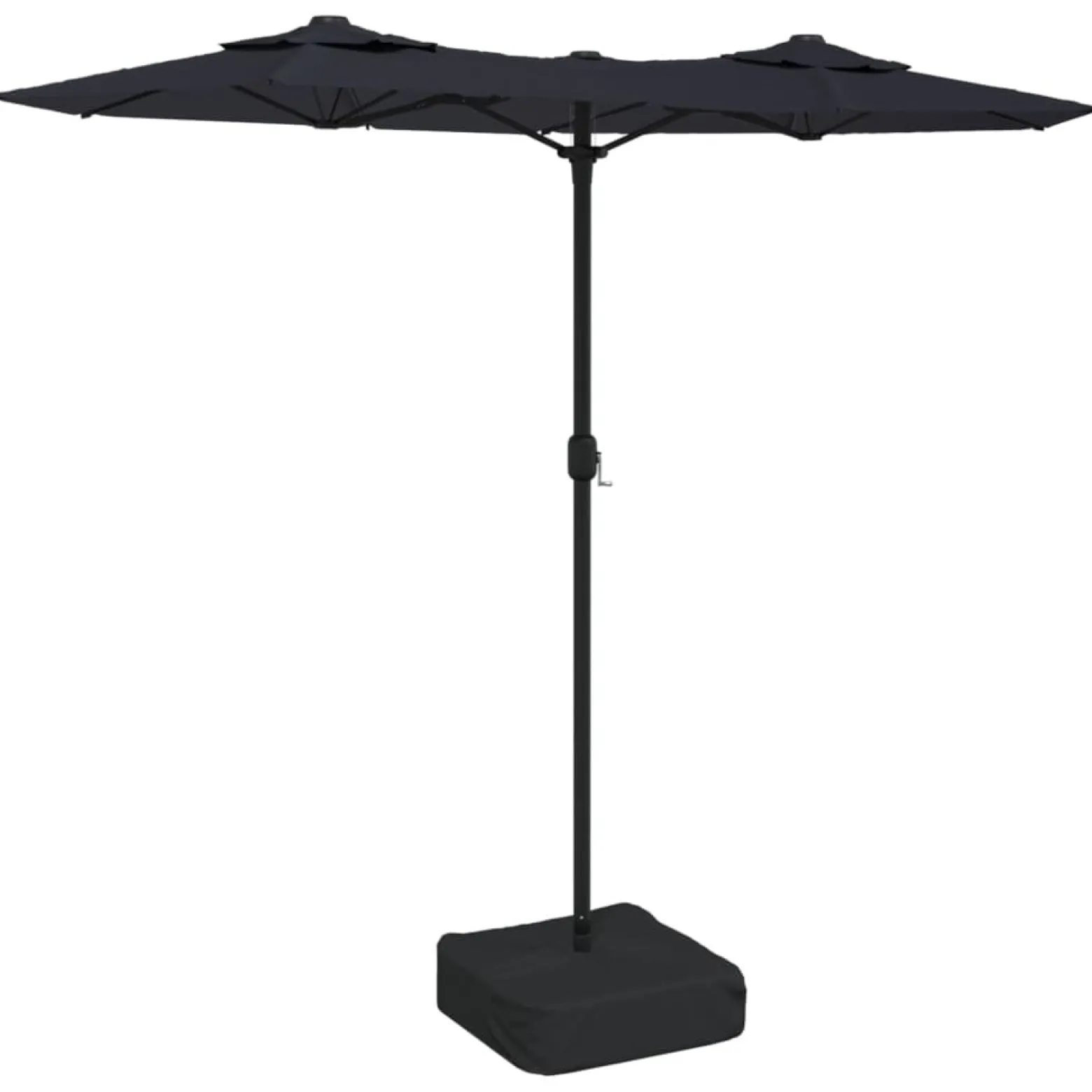 Parasol ogrodowy Czarny vidaXL