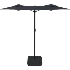 Parasol ogrodowy Czarny vidaXL