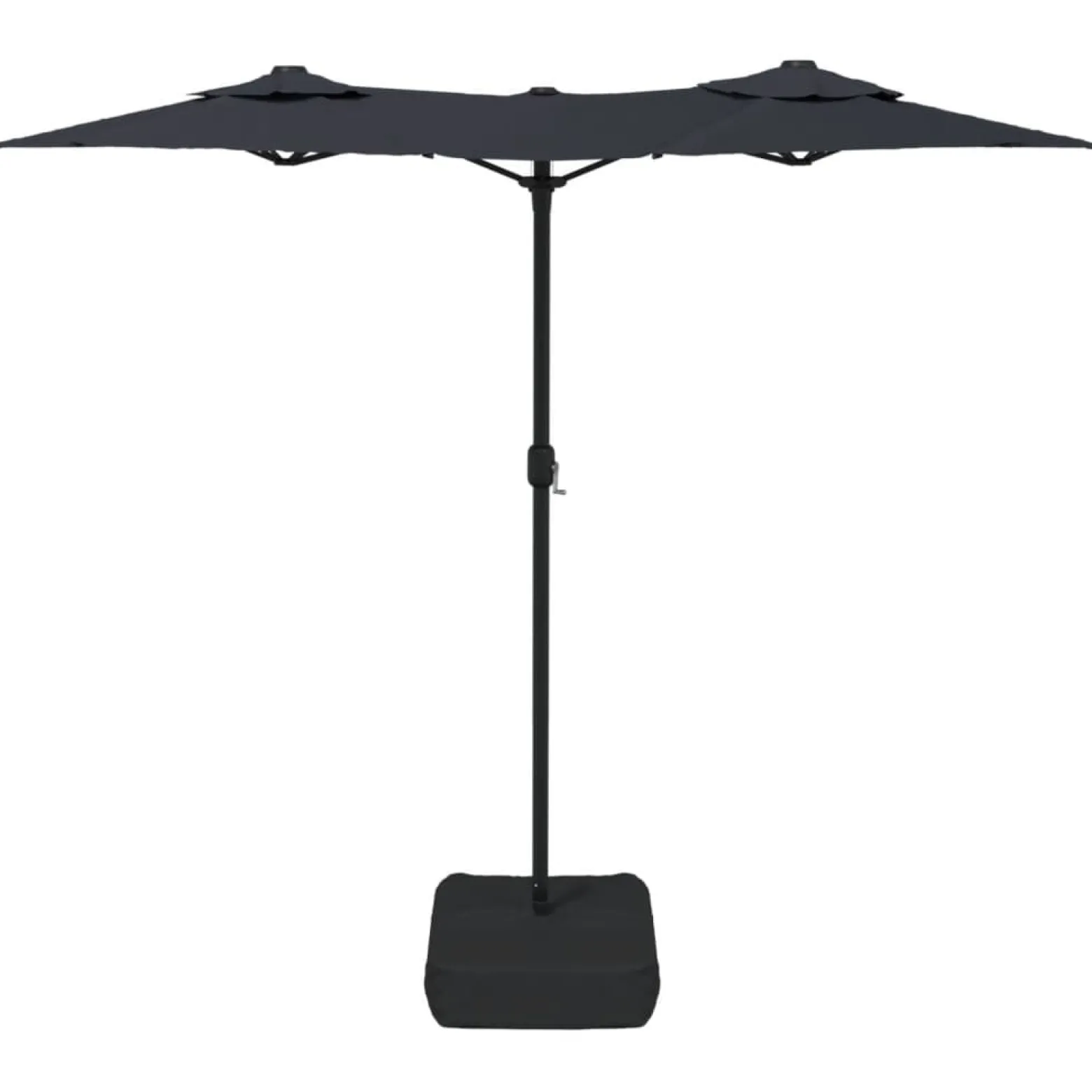 Parasol ogrodowy Czarny vidaXL