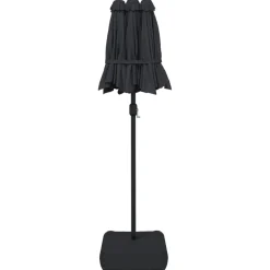 Parasol ogrodowy Czarny vidaXL