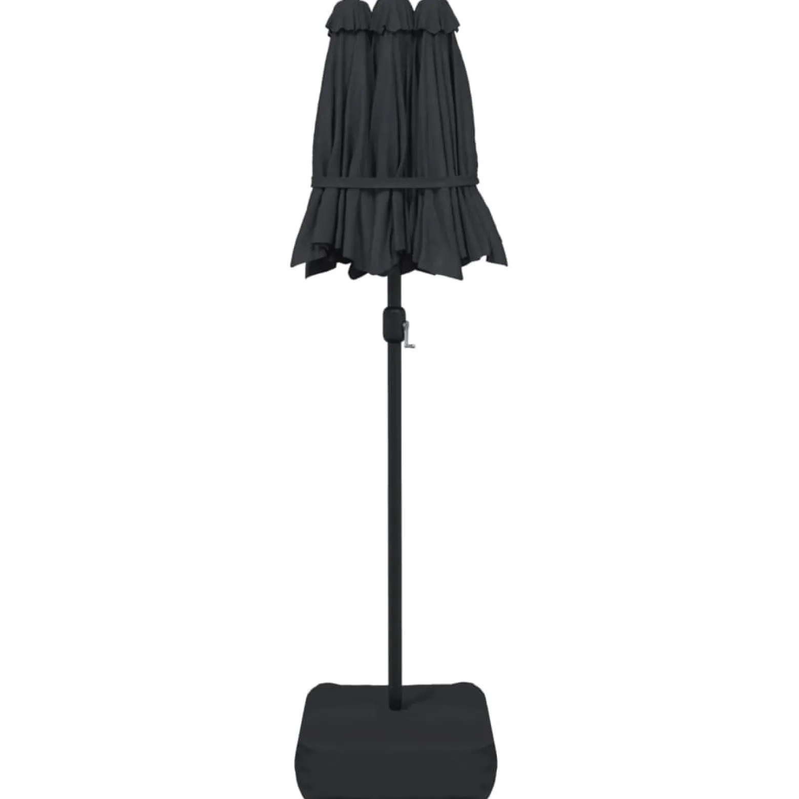 Parasol ogrodowy Czarny vidaXL