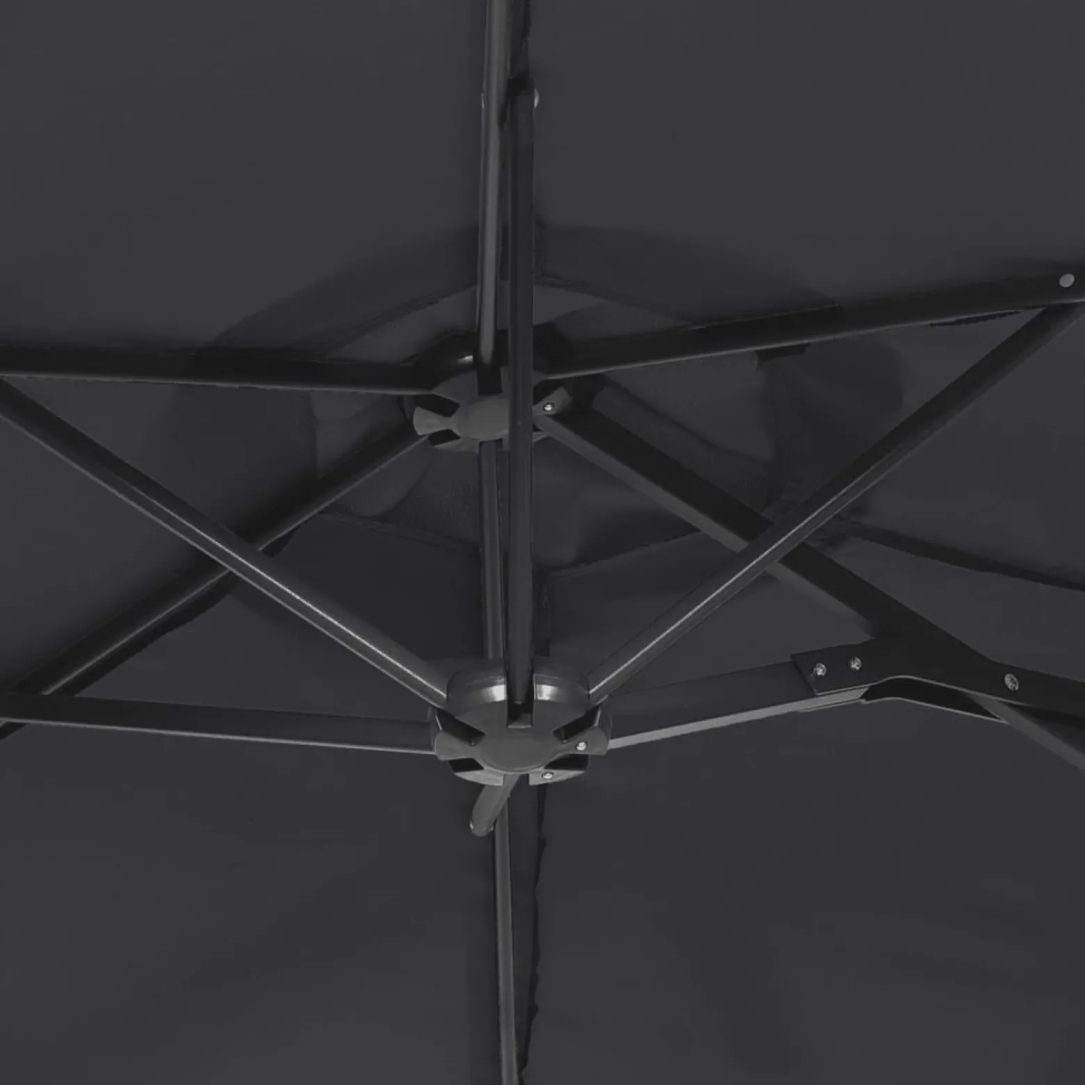 Parasol ogrodowy Czarny vidaXL