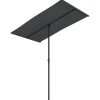 Parasol ogrodowy Czarny 180 x 110 cm vidaXL