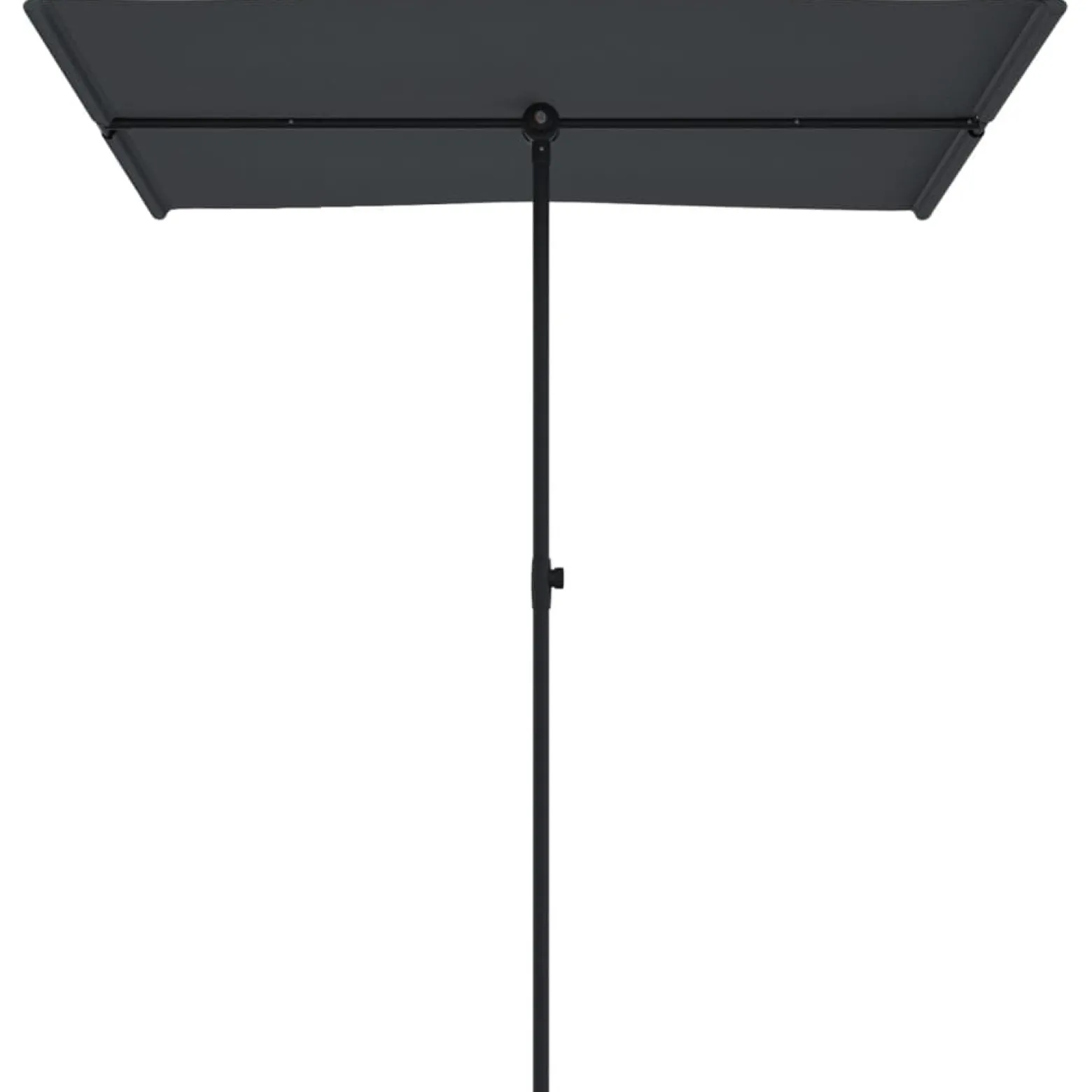 Parasol ogrodowy Czarny 180 x 110 cm vidaXL