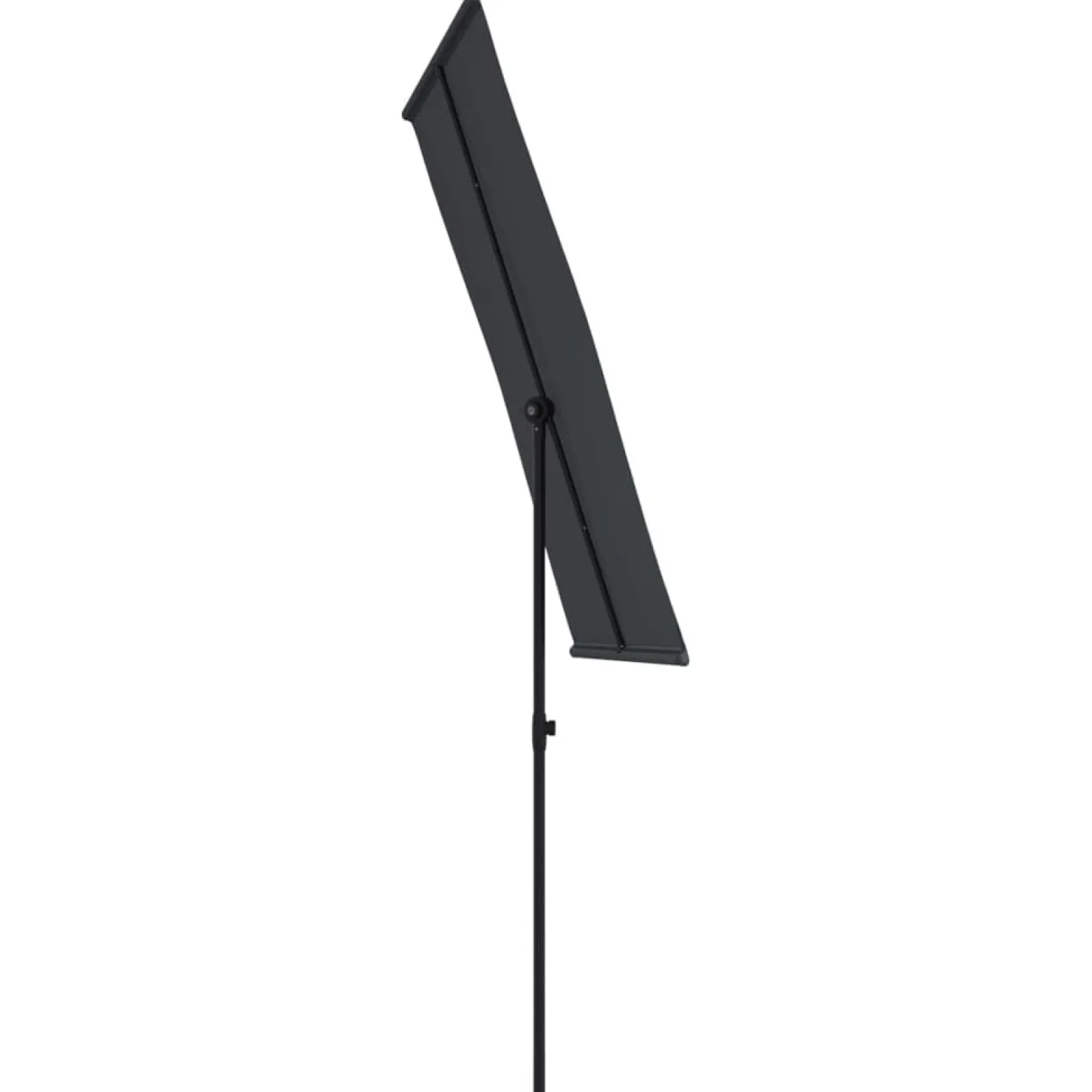 Parasol ogrodowy Czarny 180 x 110 cm vidaXL