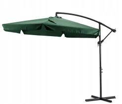 Parasol Ogrodowy Duży Składany na Taras Zielony + POKROWIEC AKRON 300cm