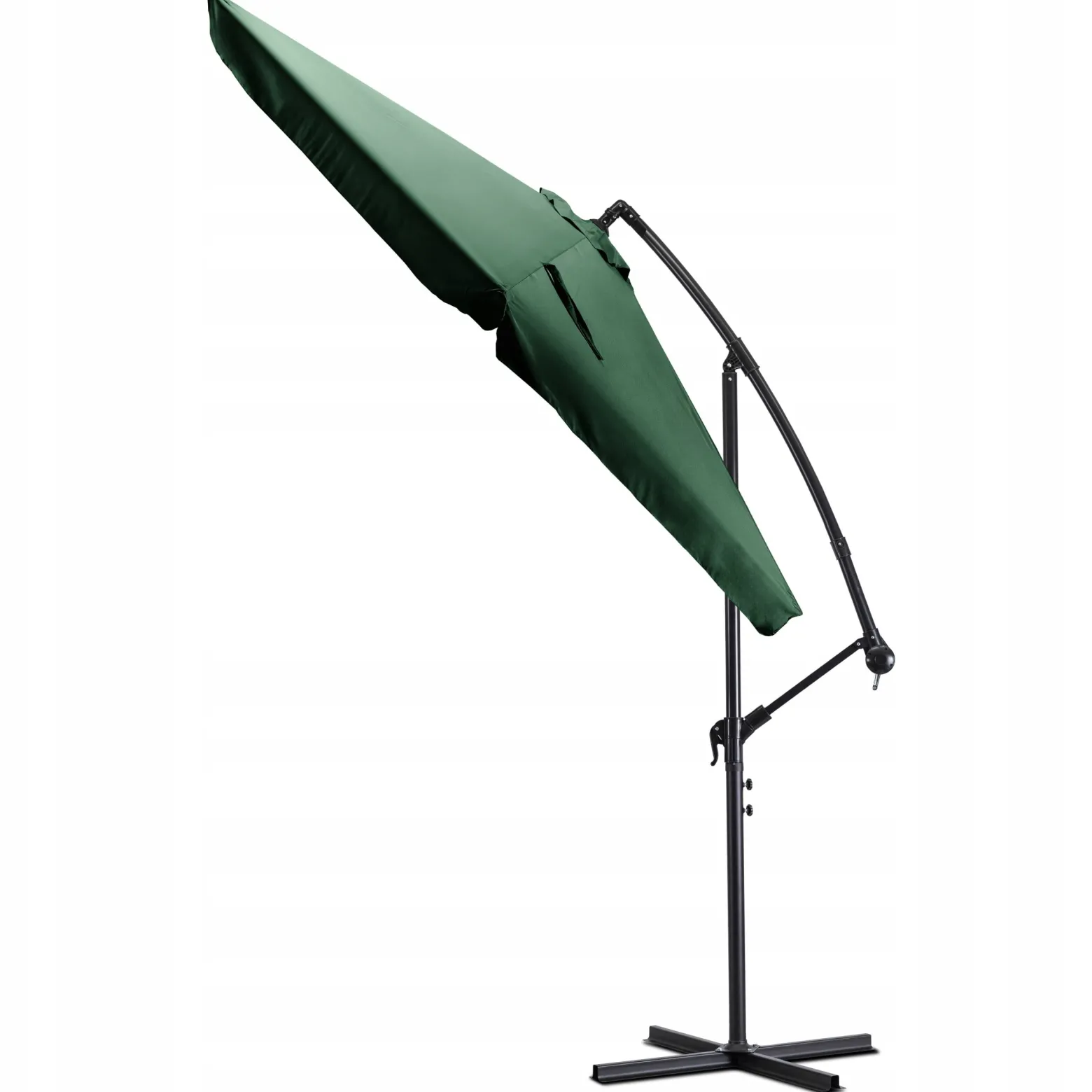 Parasol Ogrodowy Duży Składany na Taras Zielony + POKROWIEC AKRON 300cm