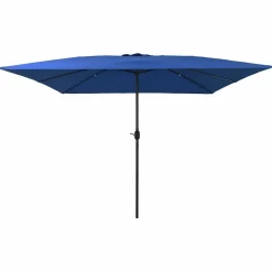 Parasol Ogrodowy Niebieski Składany Na Słupku Na Taras Ogród Balkon