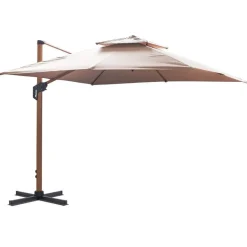 Parasol Ogrodowy Roma M Na Wysięgniku Beżowy