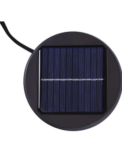 Parasol ogrodowy składany LED 285cm szary