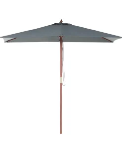 Parasol ogrodowy składany 194x144 szary