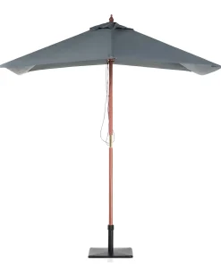 Parasol ogrodowy składany 194x144 szary
