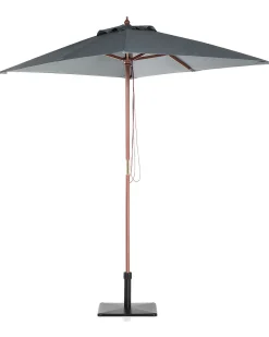 Parasol ogrodowy składany 194x144 szary