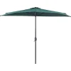 Parasol półokrągły ogrodowy 270 cm zielony