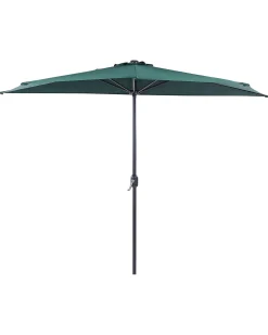 Parasol półokrągły ogrodowy 270 cm zielony