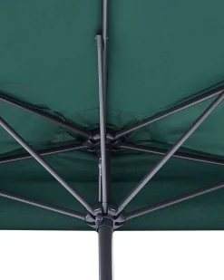 Parasol półokrągły ogrodowy 270 cm zielony