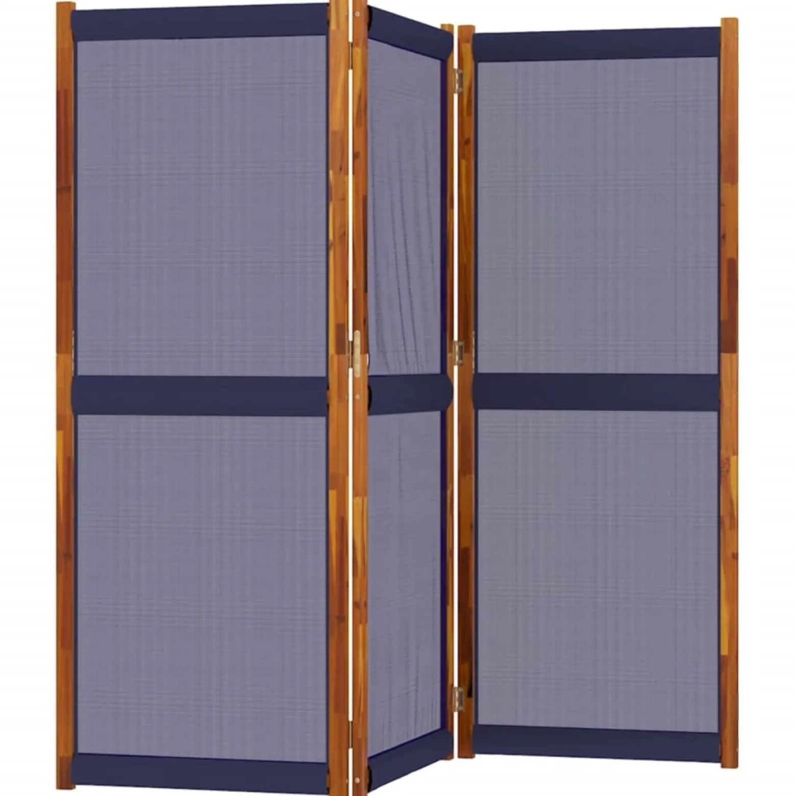 Parawan Dekoracyjny Składany Parawan Panelowy Ciemnoniebieski 210x180 cm