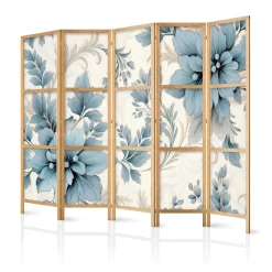 Parawan Japoński 5-panelowy Florystyczne Ornamenty 225x172cm