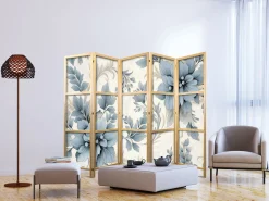 Parawan Japoński 5-panelowy Florystyczne Ornamenty 225x172cm