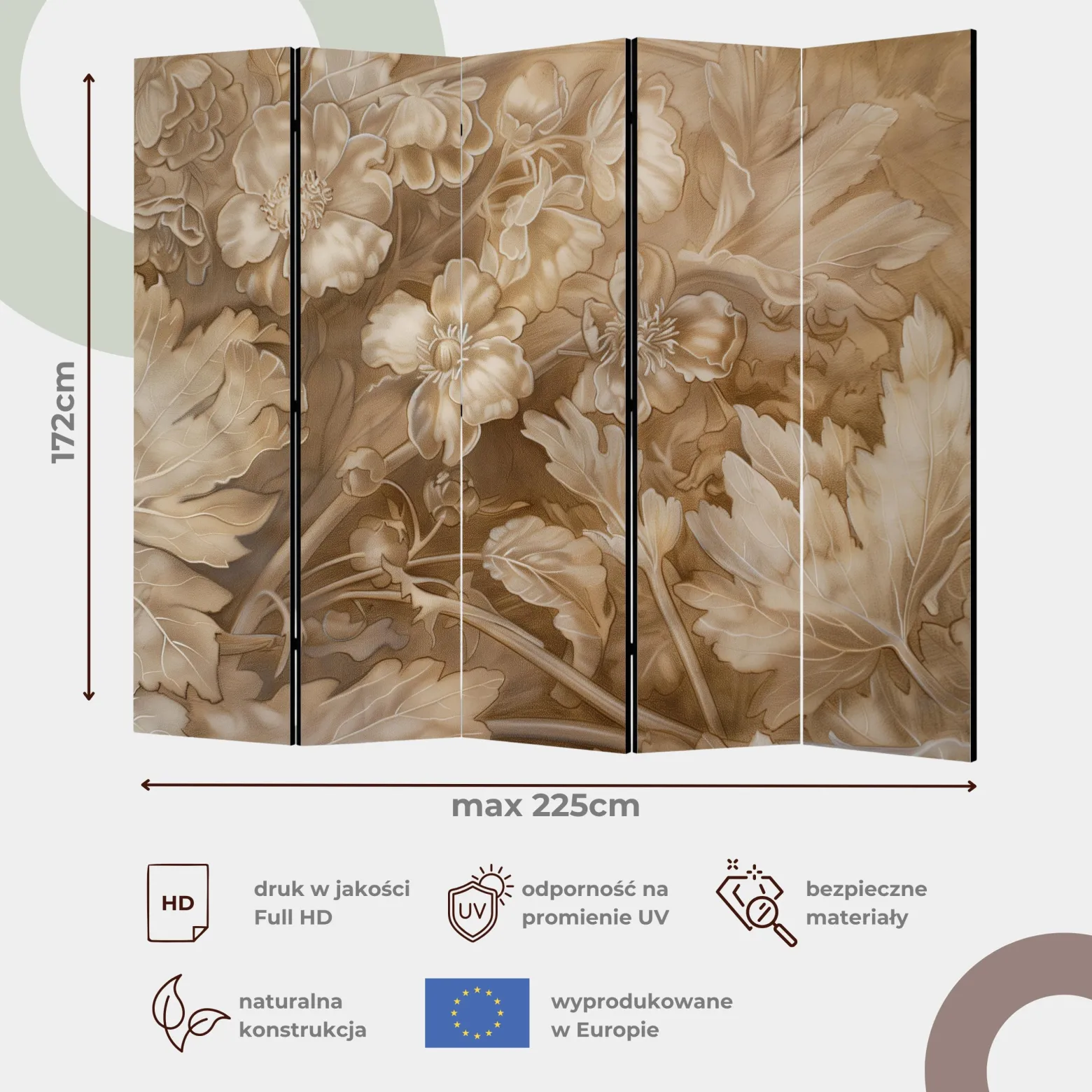 Parawan Jednostronny Uliczka W Spello 225x172cm