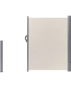 Parawan ogrodowy rozsuwany 160x300 beżowy