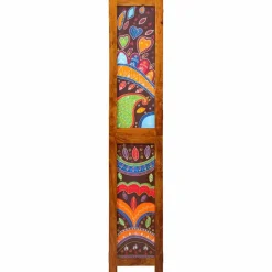 Parawan Pokojowy Składany Parawan Dekoracyjny Drewniany Brązowy 105x180 cm
