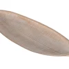 Patera dekoracyjna Ava 14x40 cm beżowa