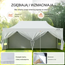 Pawilon handlowy altana namiot ogrodowy na taras do ogrodu daszek 3x6m