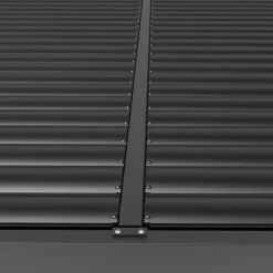 Pergola ogrodowa Luxe 7.8x3m aluminiowa z oświetleniem antracyt